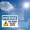 Signmission UPS Room Do Not Enter Sign, Vinyl Decal, 10in W x 7in L, 2PK OS-2PACK-NS-D-710-L-18786 - alternate 4